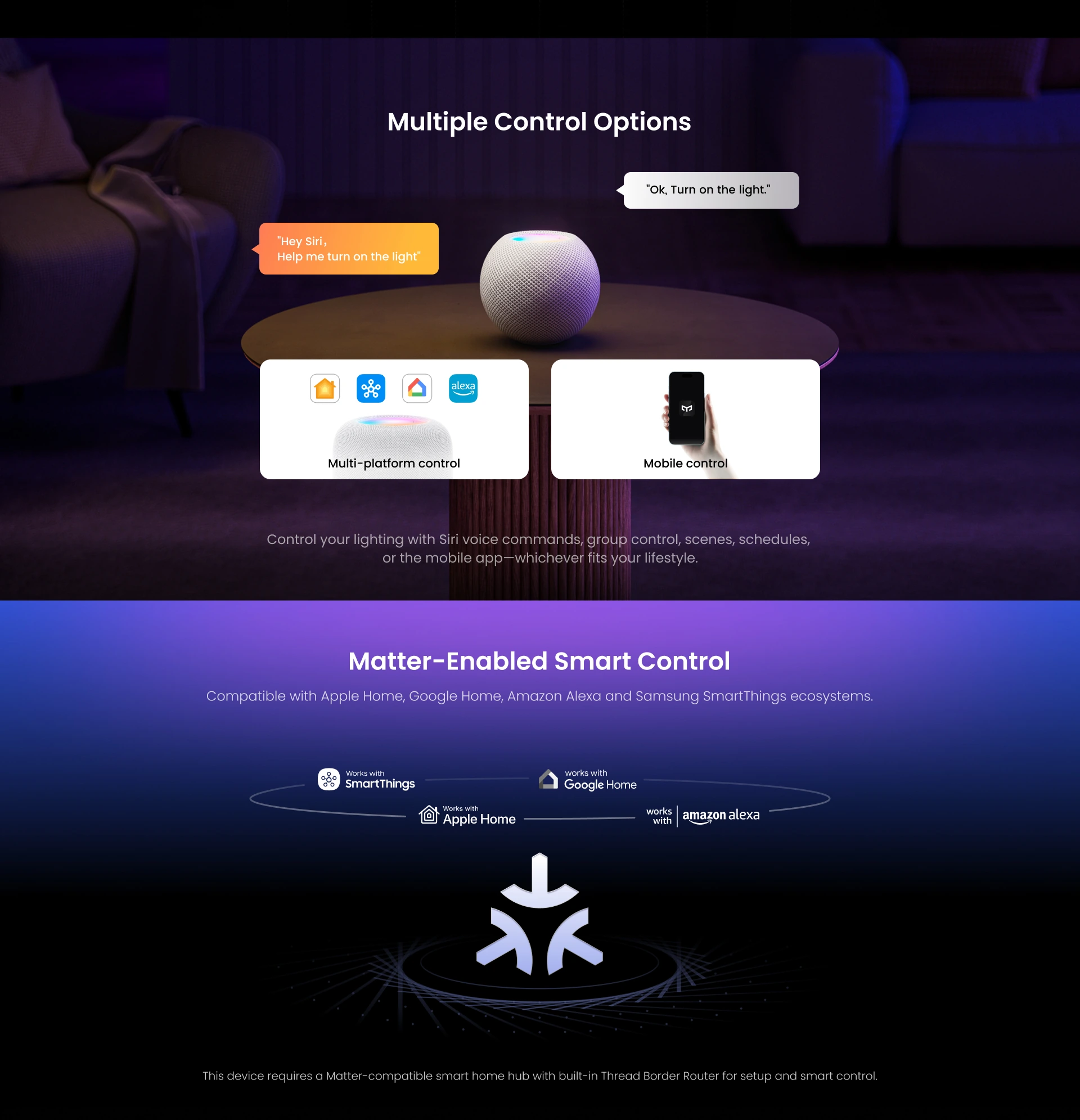 Smart LED Bulb D1 marketing section 3/5