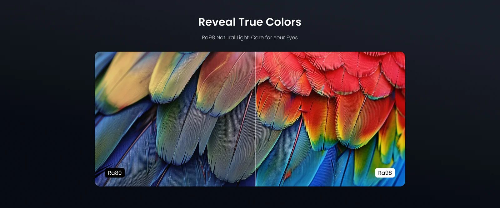 Yeelight Pura Pro feature panel showing tunable color temperature
