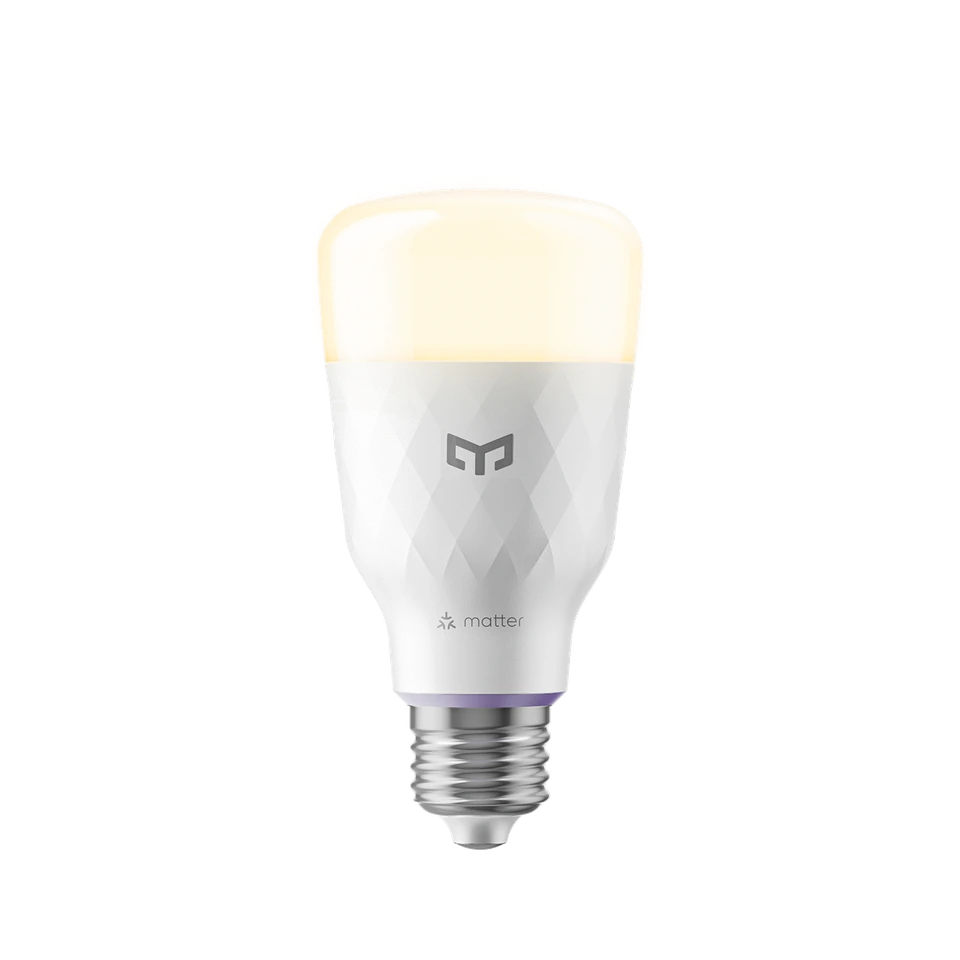Yeelight Smart LED Bulb D1, E27 socket, transparent background product render